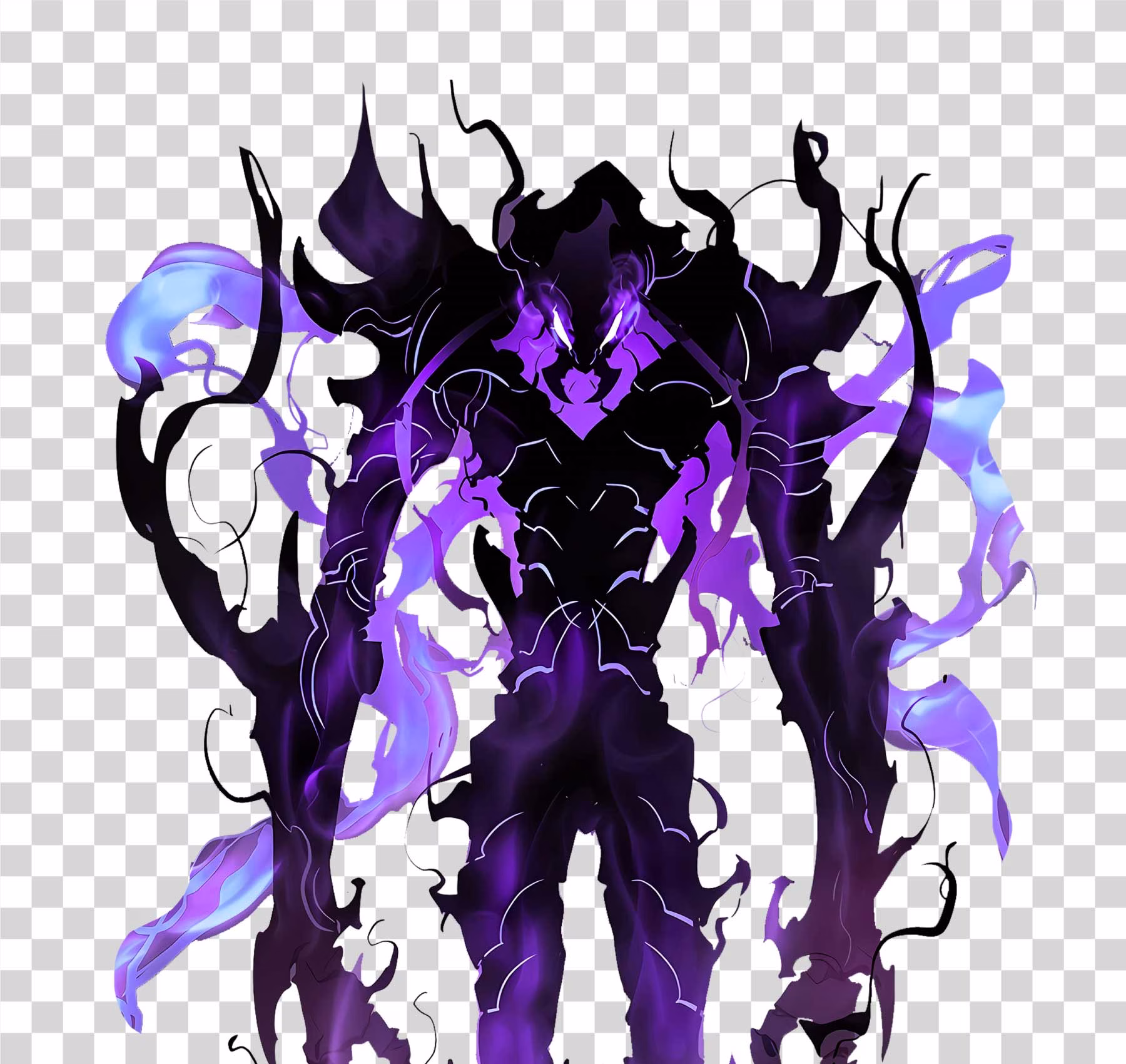 Baro Beast-Type Warrior from Solo Leveling PNG Image