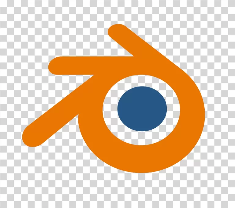 Blender Logo 3D Software PNG Transparent
