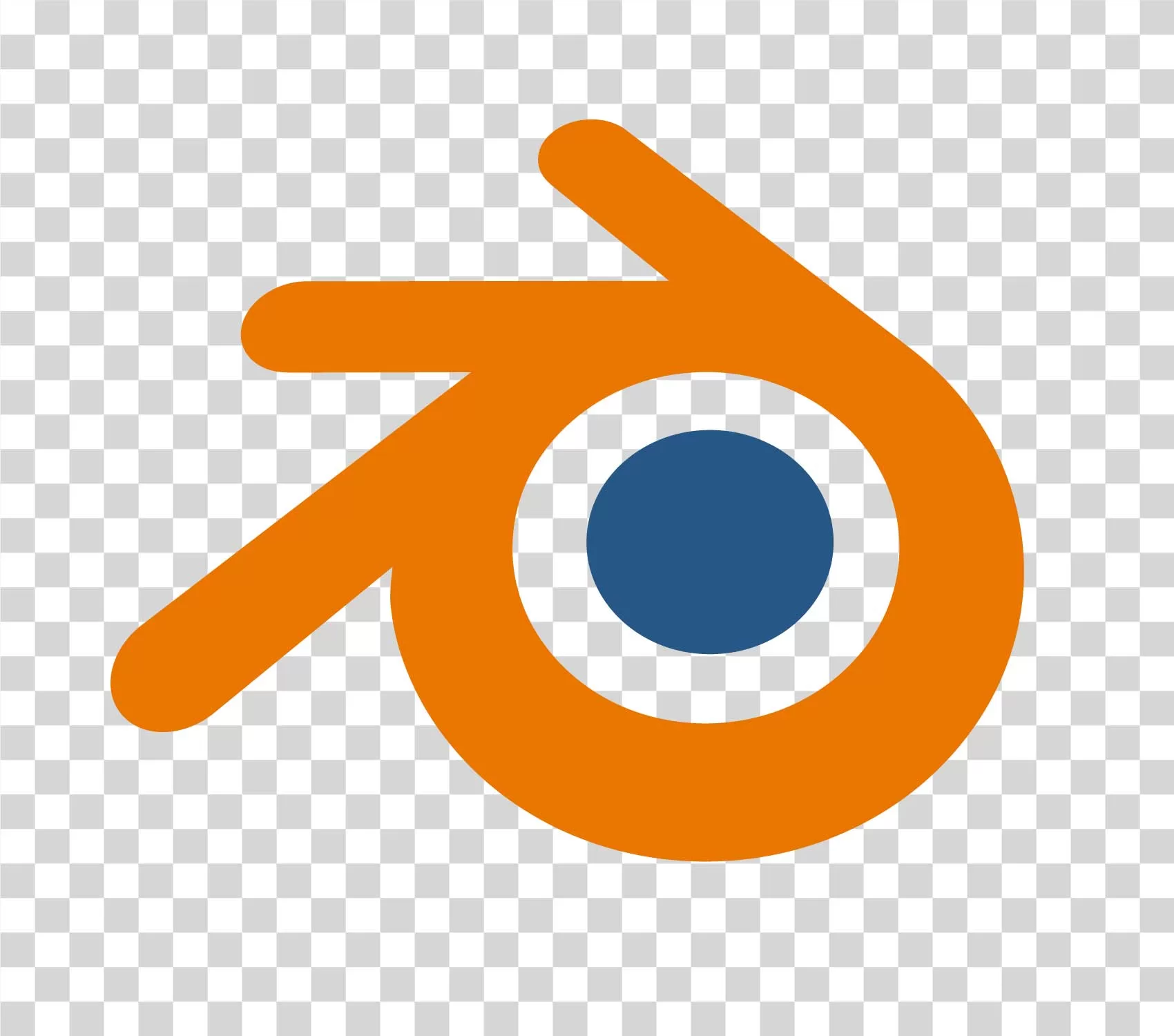 Blender Logo 3D Software PNG Transparent