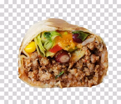 Burrito with Beef Mexican Food PNG