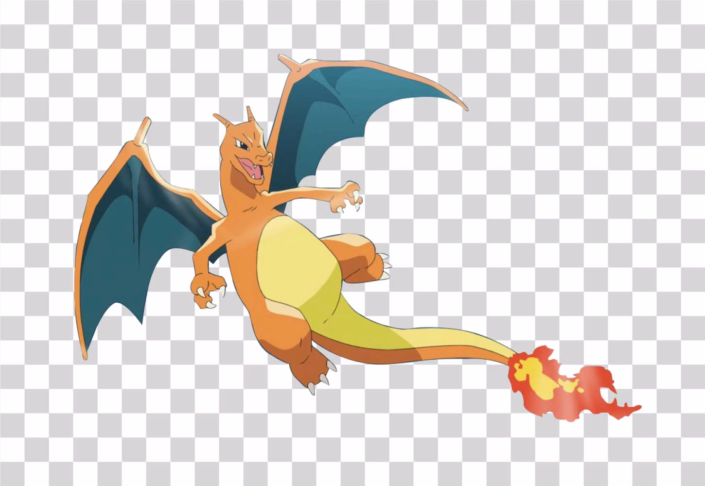 Charizard Fire Flying Type Pokemon PNG