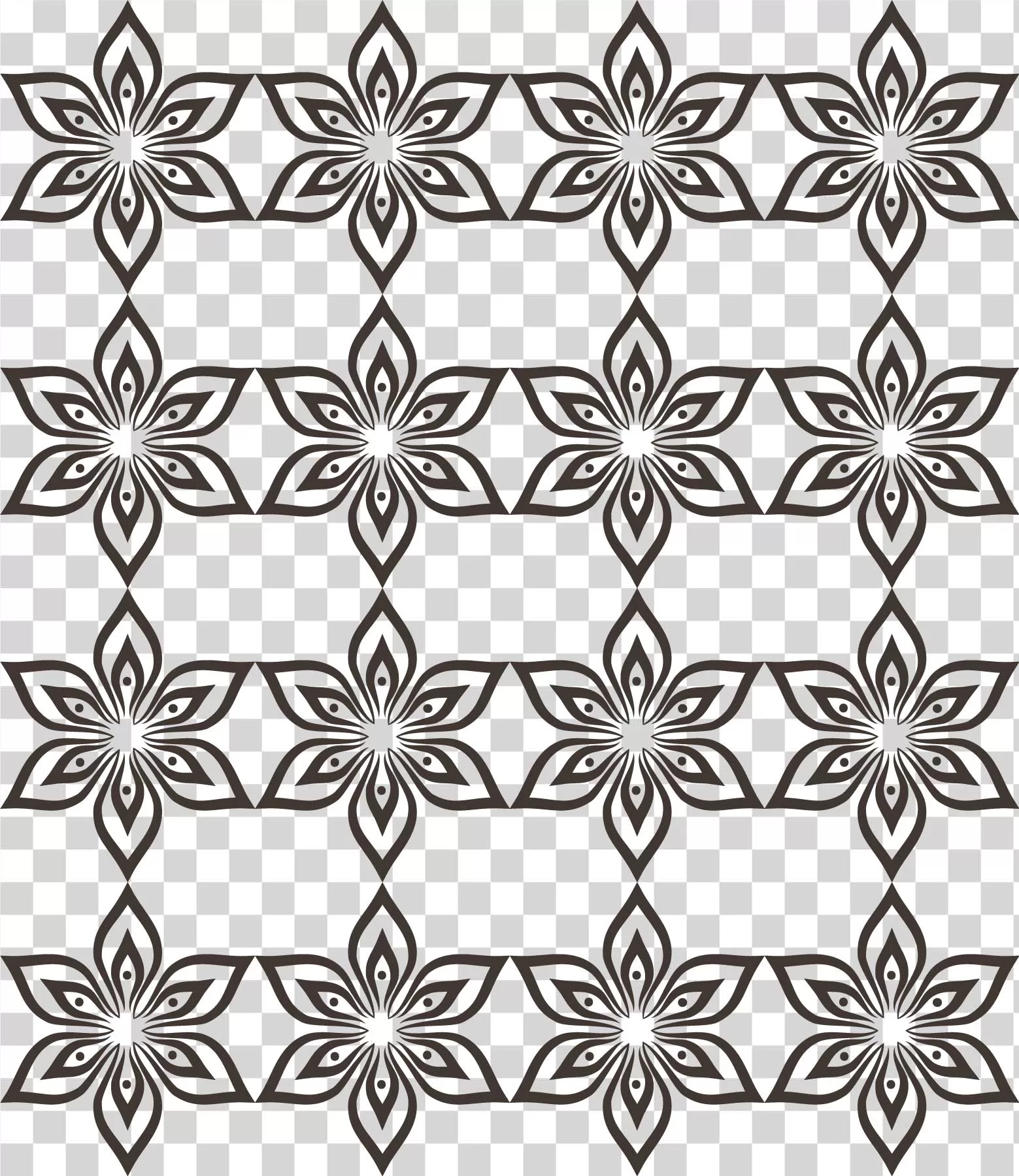 Decorative Ornament Pattern PNG Transparent