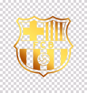 FC Barcelona Gold Logo, Football Club Emblem, Luxury Badge Design, Transparent PNG Image FC Barcelona Gold Logo png