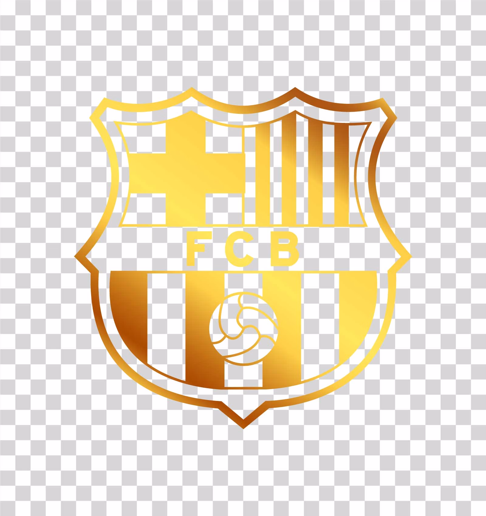 FC Barcelona Gold Logo png