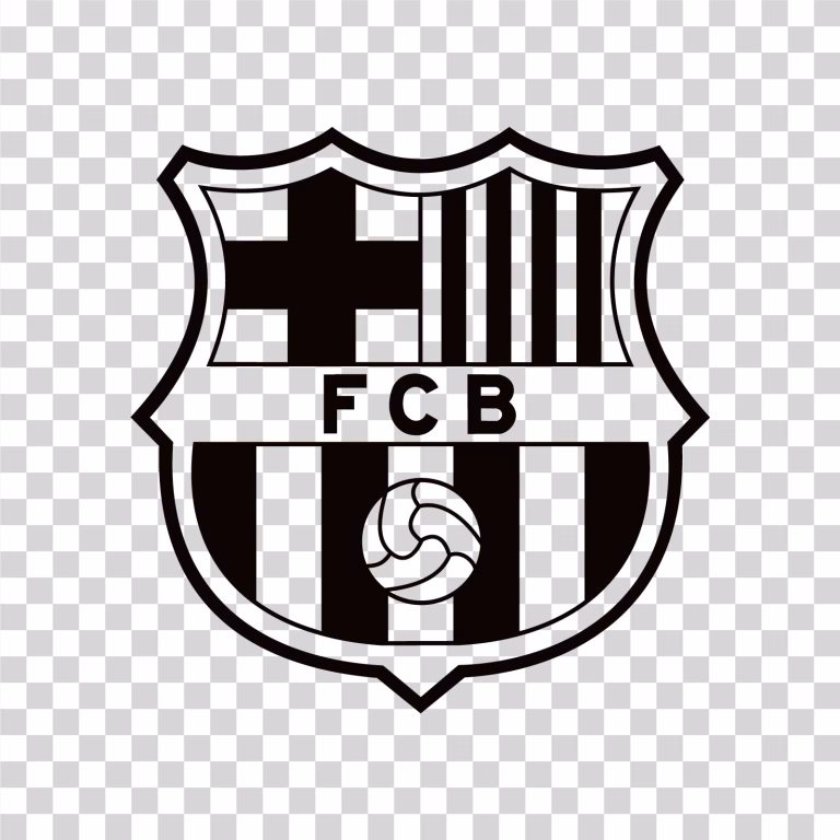 FCB Black Logo Transparent