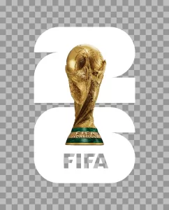 FIFA 2026 World Cup White Logo Transparent