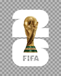 FIFA 2026 World Cup White Logo Transparent