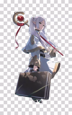 Frieren Mage Elf PNG Image