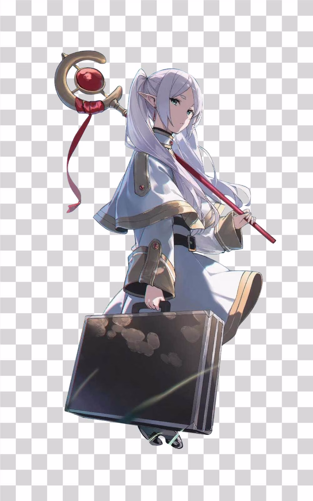 Frieren Mage Elf PNG Image