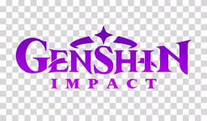 Genshin Impact Purple PNG Logo