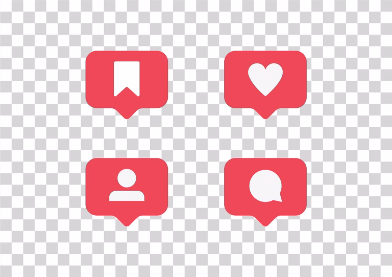 Instagram UI Icons Transparent