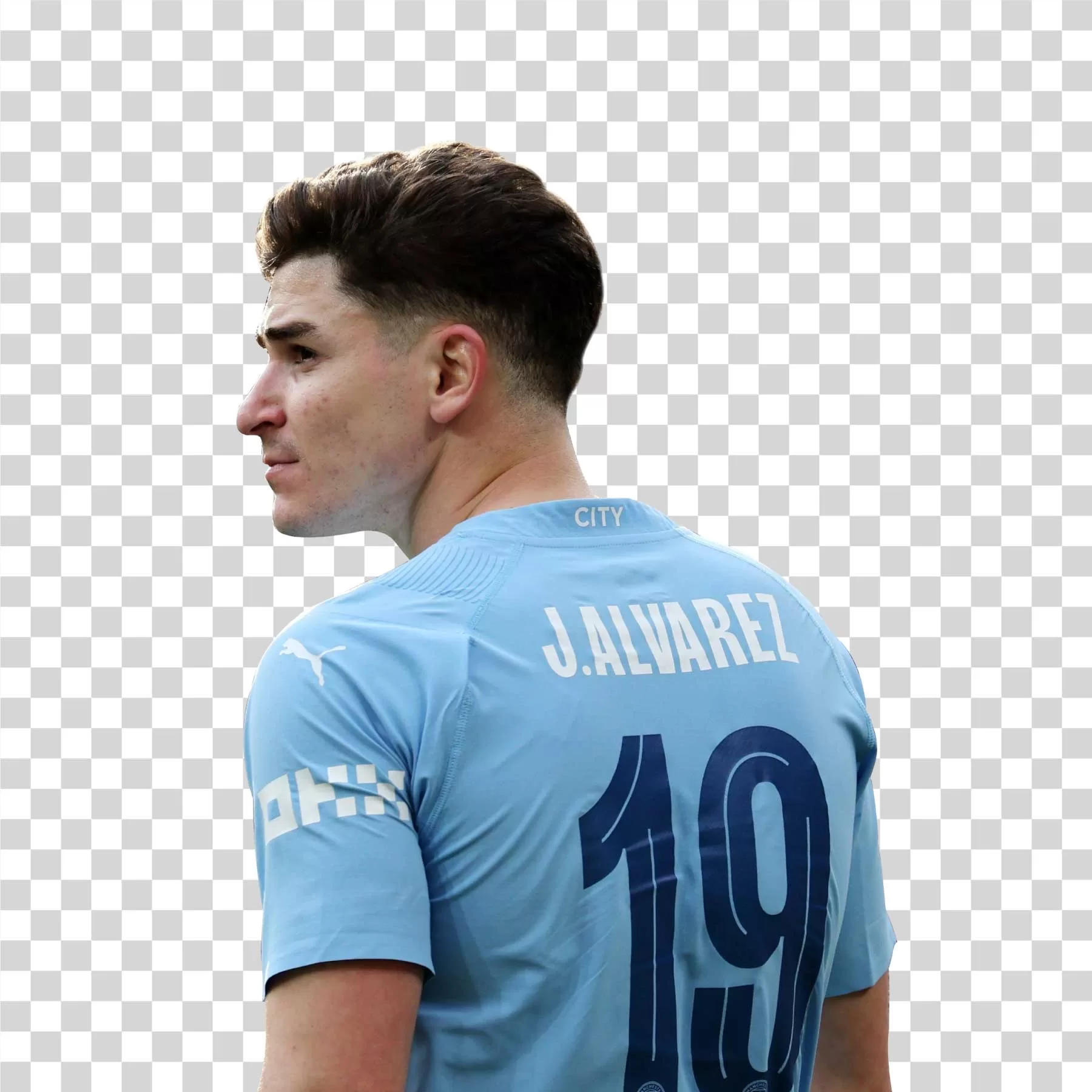 Julián Álvarez Manchester City PNG Image