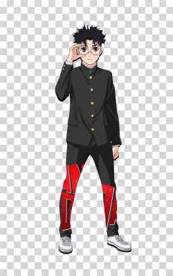Ken Takakura Dandadan Character Full Body PNG