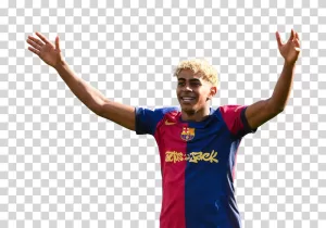 Lamine Yamal Spanish Football Prodigy FC Barcelona png