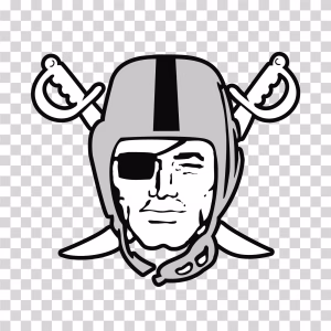 Las Vegas Raiders Mascot Logo Transparent