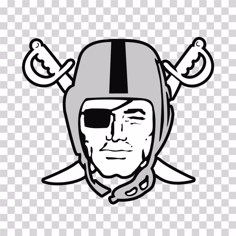 Las Vegas Raiders Mascot Logo Transparent
