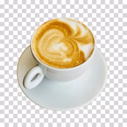 Latte Creamy Espresso-Based Coffee Transparent