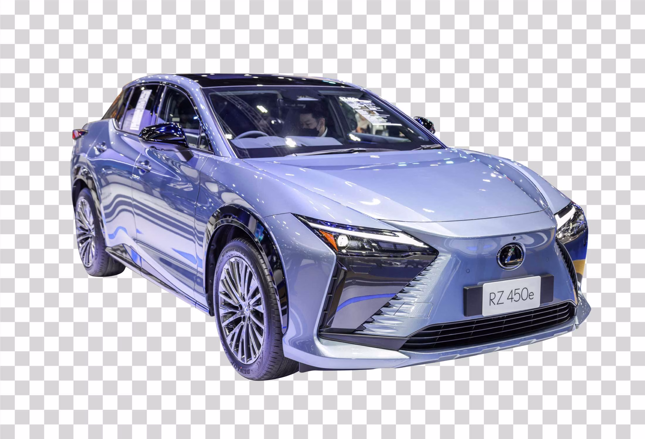 Lexus RZ Electric SUV Transparent Free Download