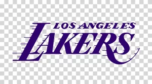 Los Angeles Lakers Text Logo Font PNG Image