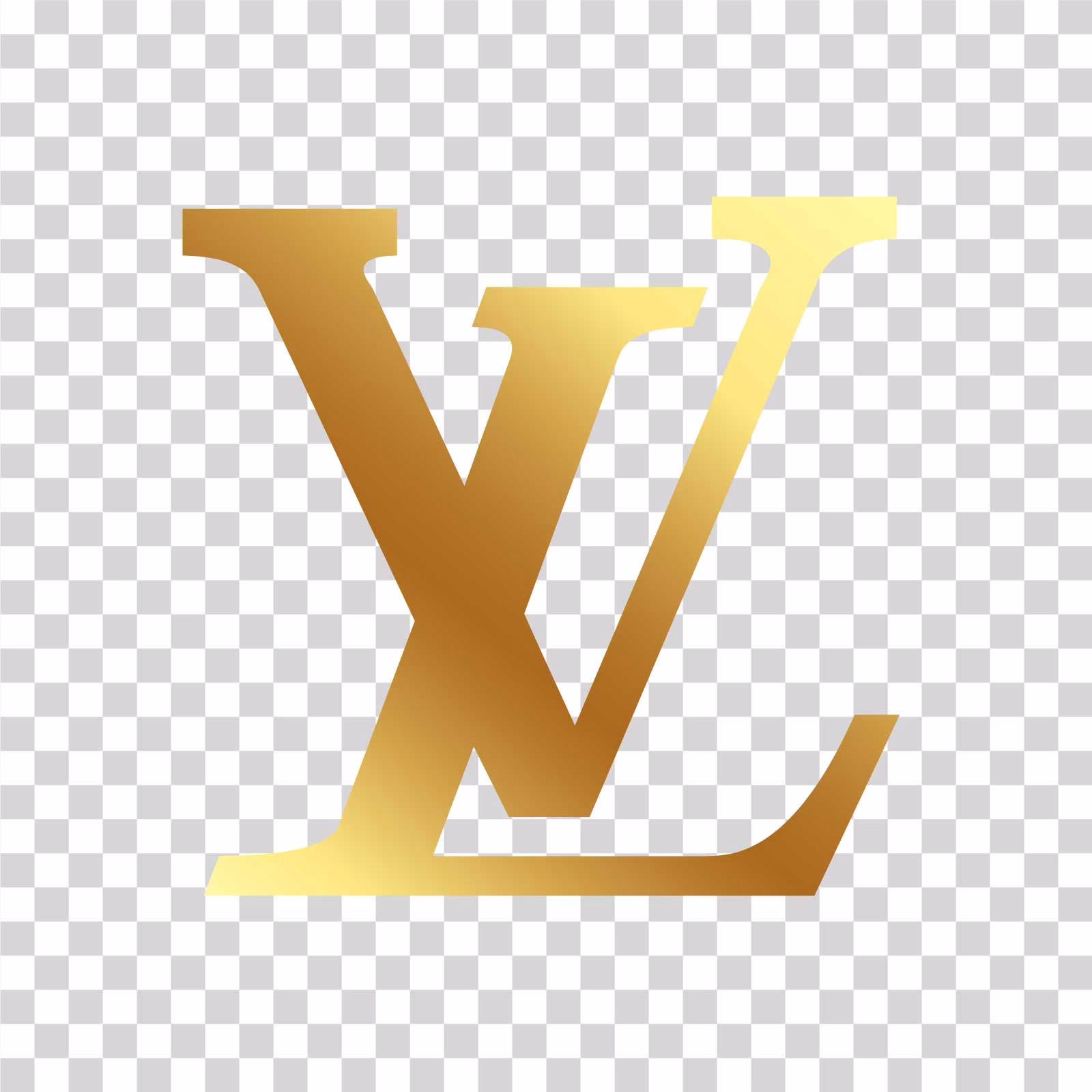 Louis Vuitton Logo Luxury Fashion Brand PNG Image