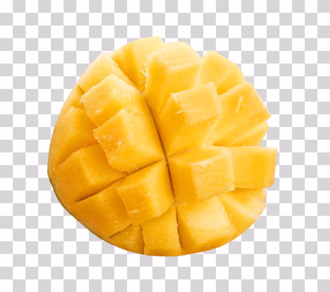 Mango Tropical Fruit Yellow Sweet Slice PNG Image