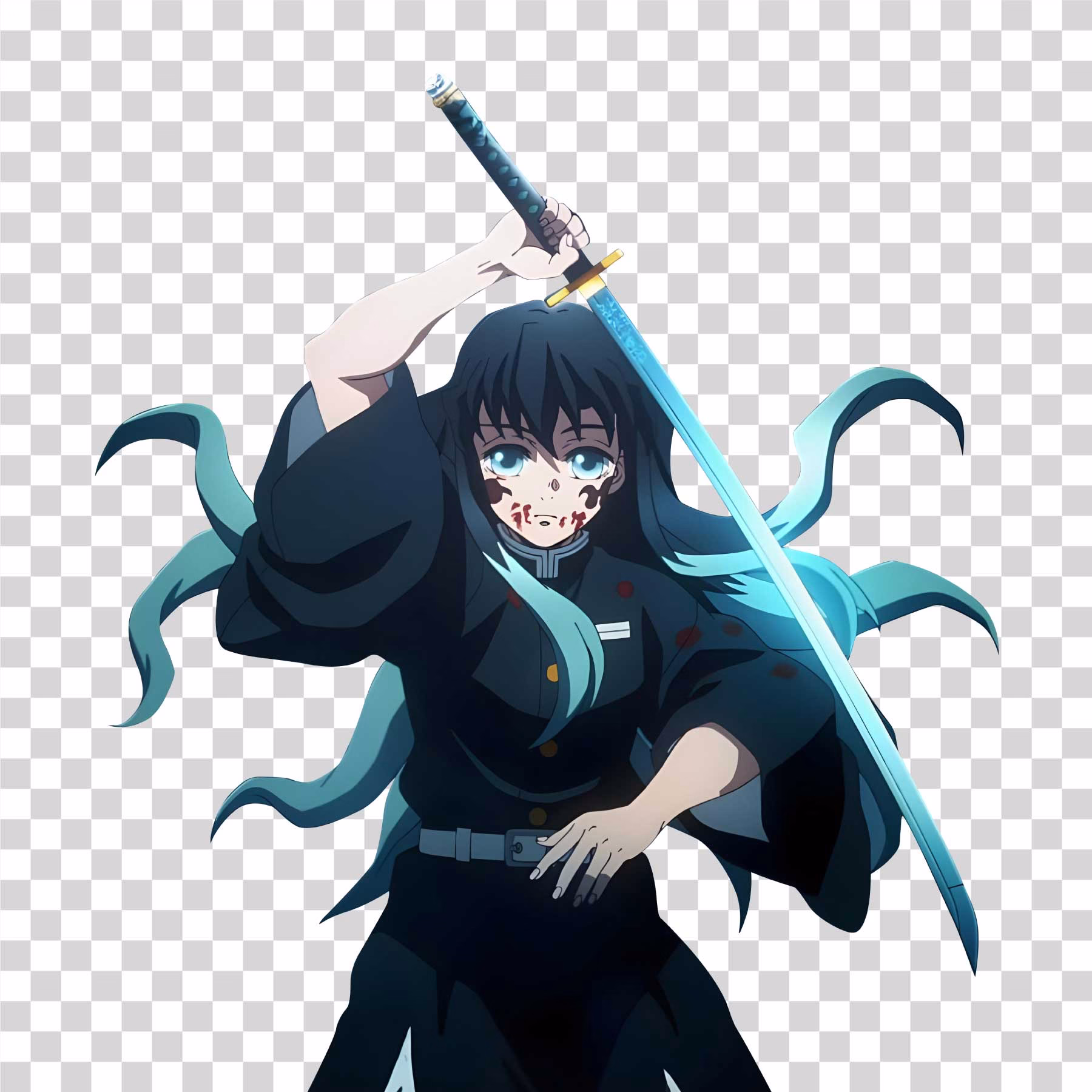 Muichiro Tokito Demon Slayer PNG Image