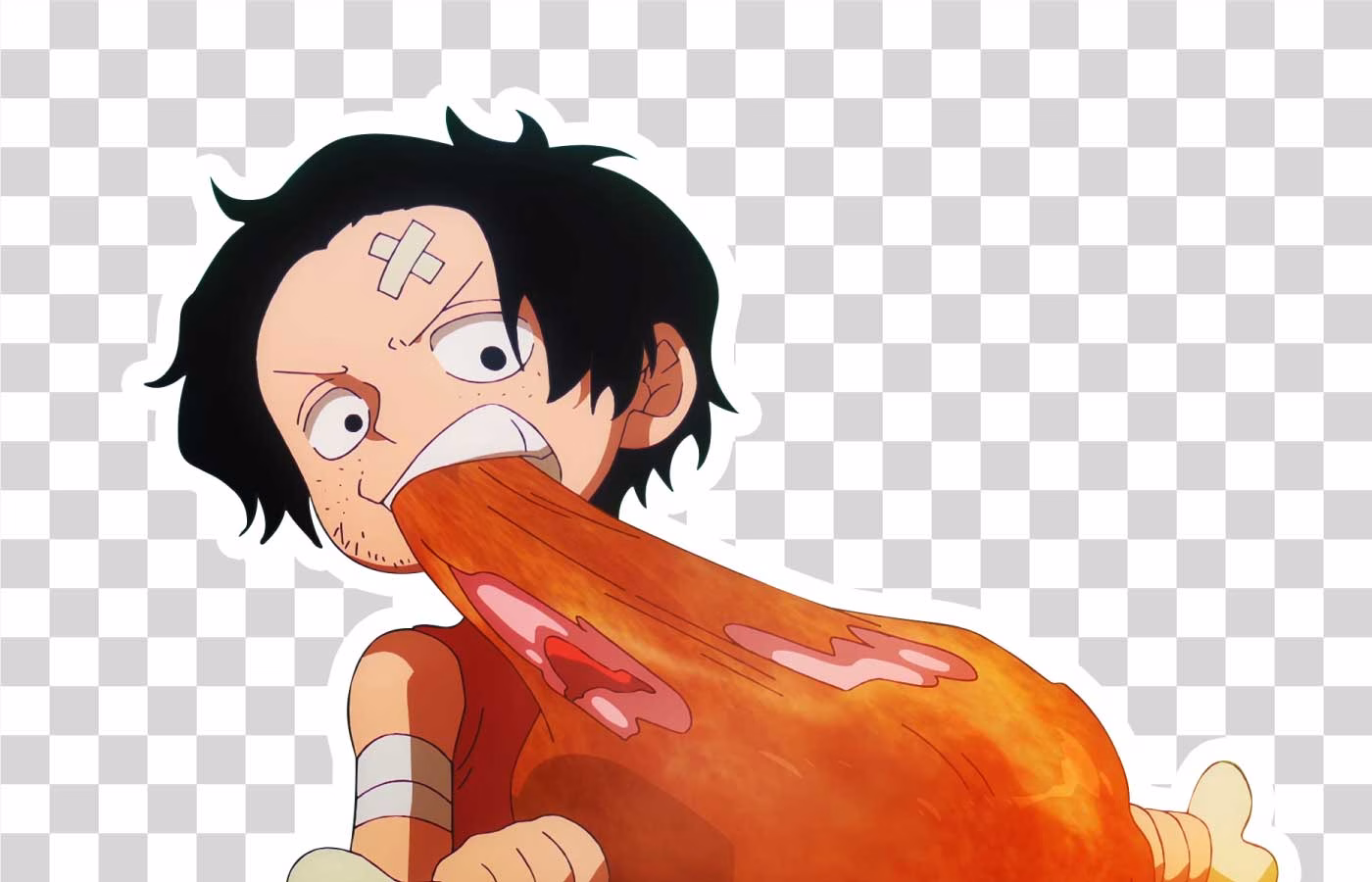 Portgas D Ace Kid Sticker