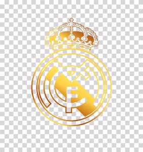 Real Madrid Gold Logo, Football Club Emblem, Luxury Badge Design, PNG Image Real Madrid Gold Logo PNG Transparent