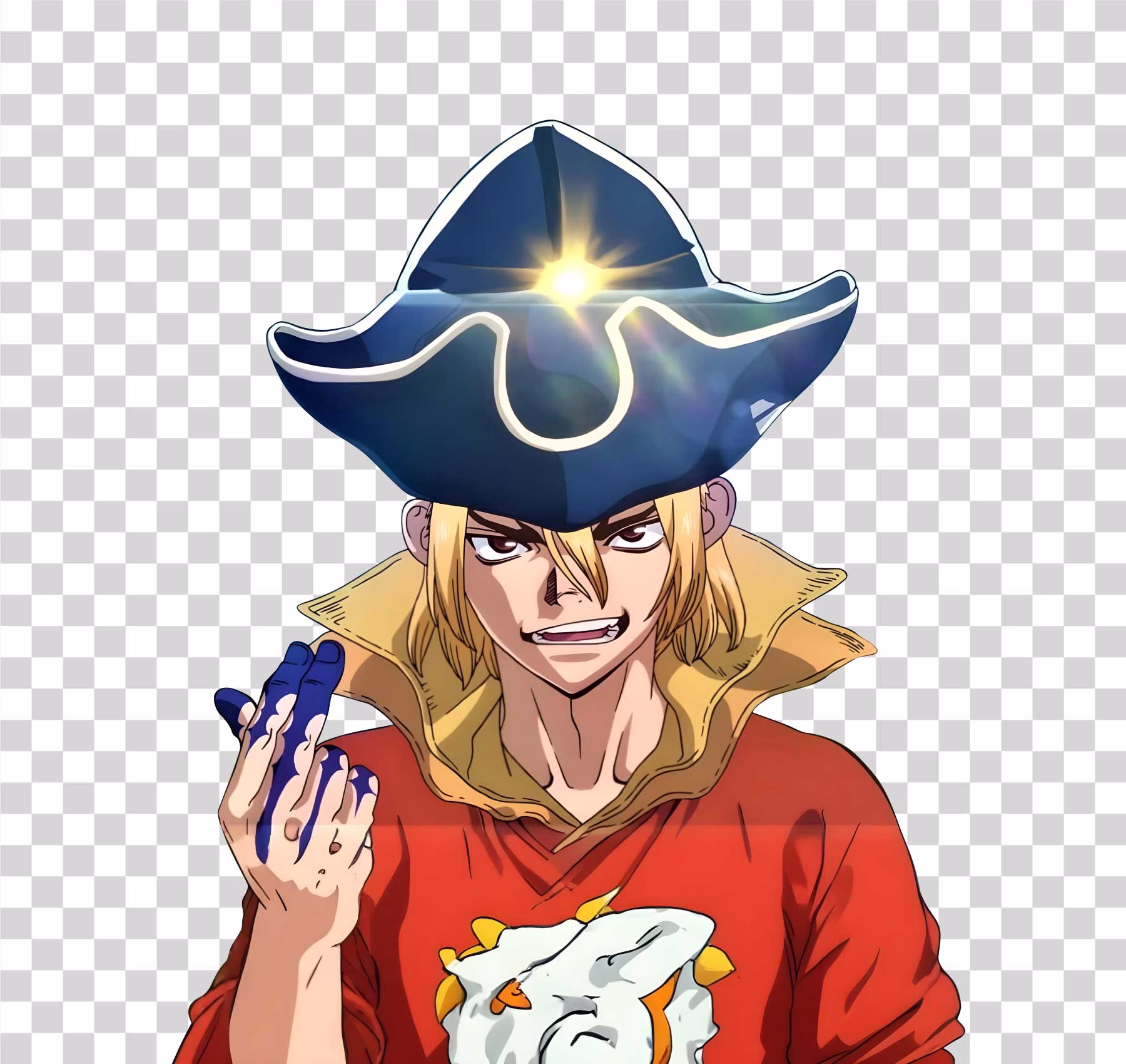 Ryusui Nanami Dr Stone Character png