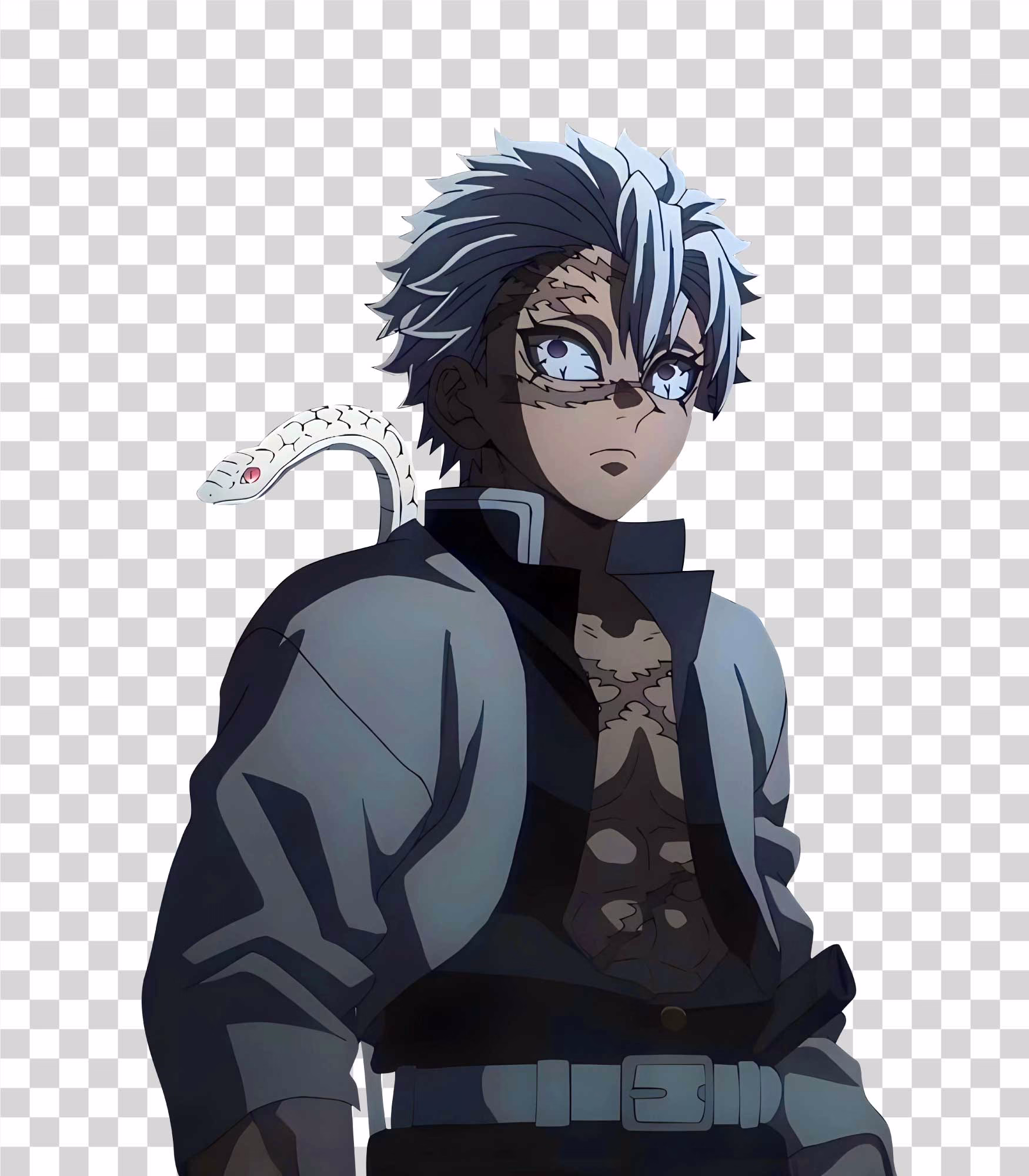 Sanemi Shinazugawa Demon Slayer Wind Hashira Transparent image