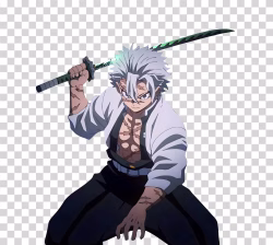 Sanemi Shinazugawa Fierce Wind Hashira Transparent Free