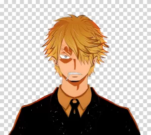 Sanji Angry Expression PNG Image