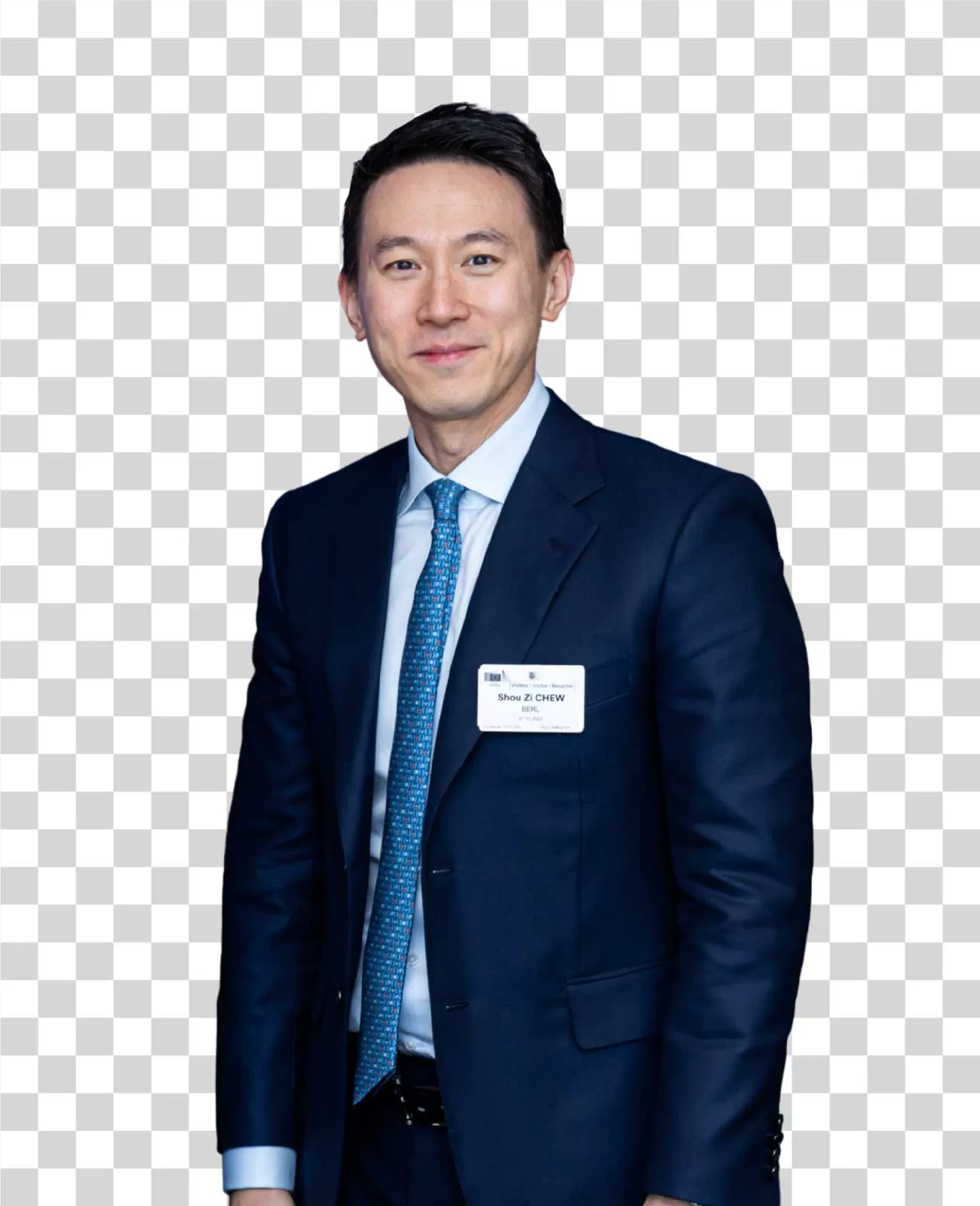 Shou Zi Chew TikTok CEO PNG Image