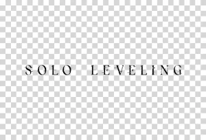 Solo Leveling Anime Logo png