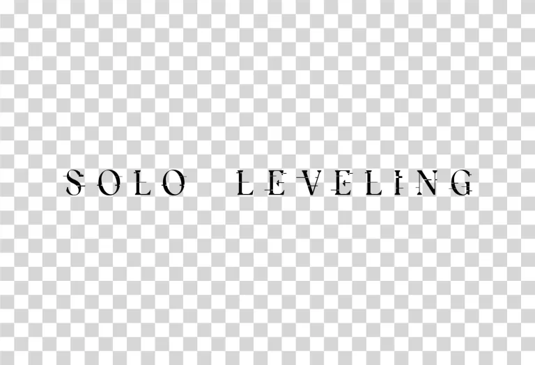 Solo Leveling Anime Logo png