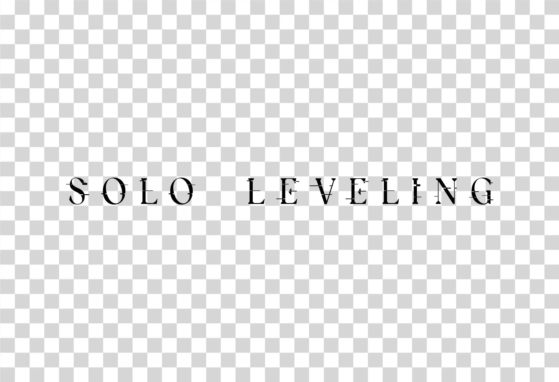 Solo Leveling Anime Logo png