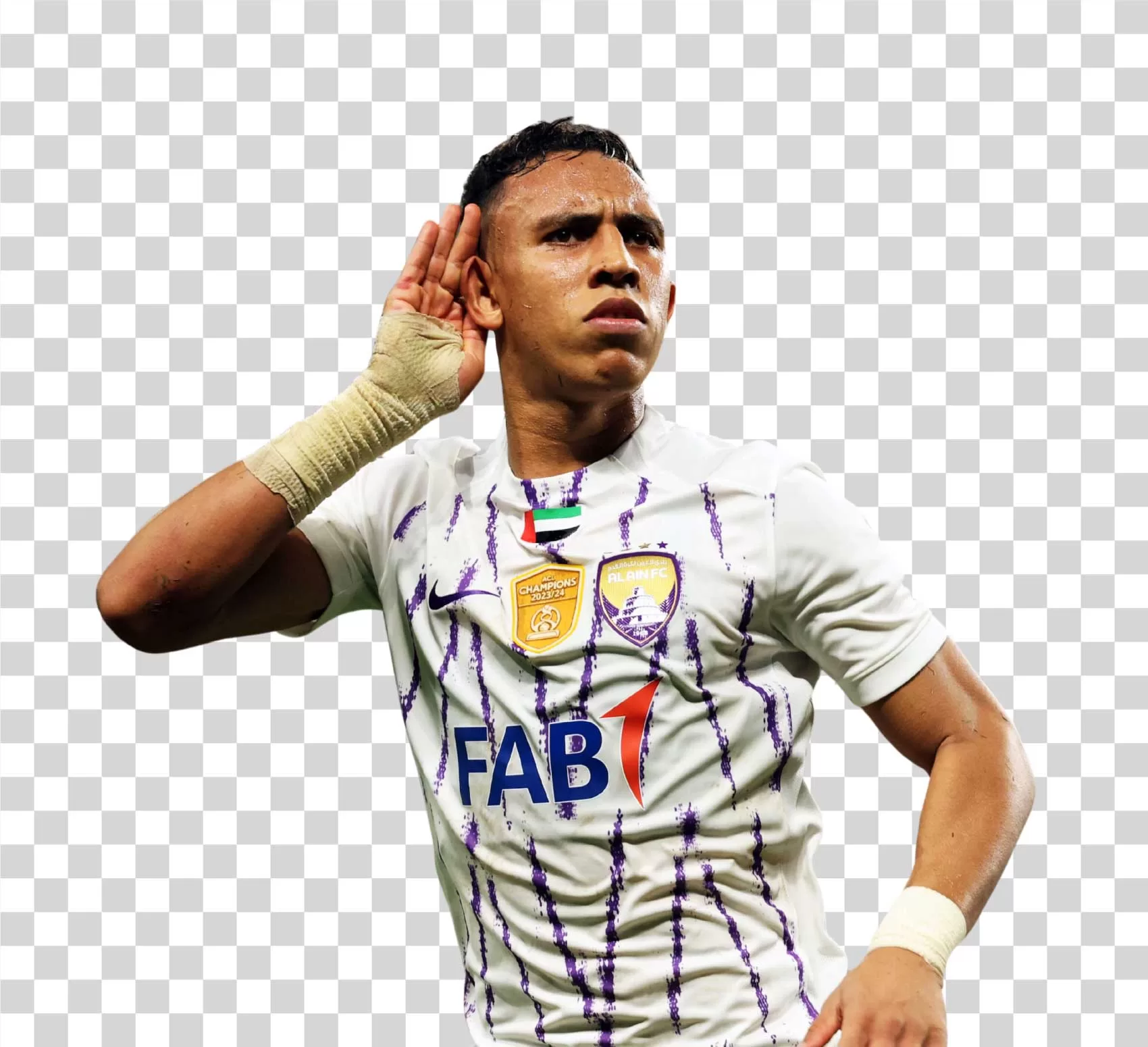 Soufiane Rahimi Celebration Pose Transparent