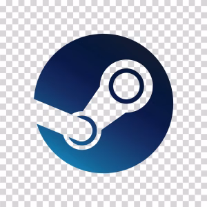 Steam Logo Gaming Platform Symbol PNG