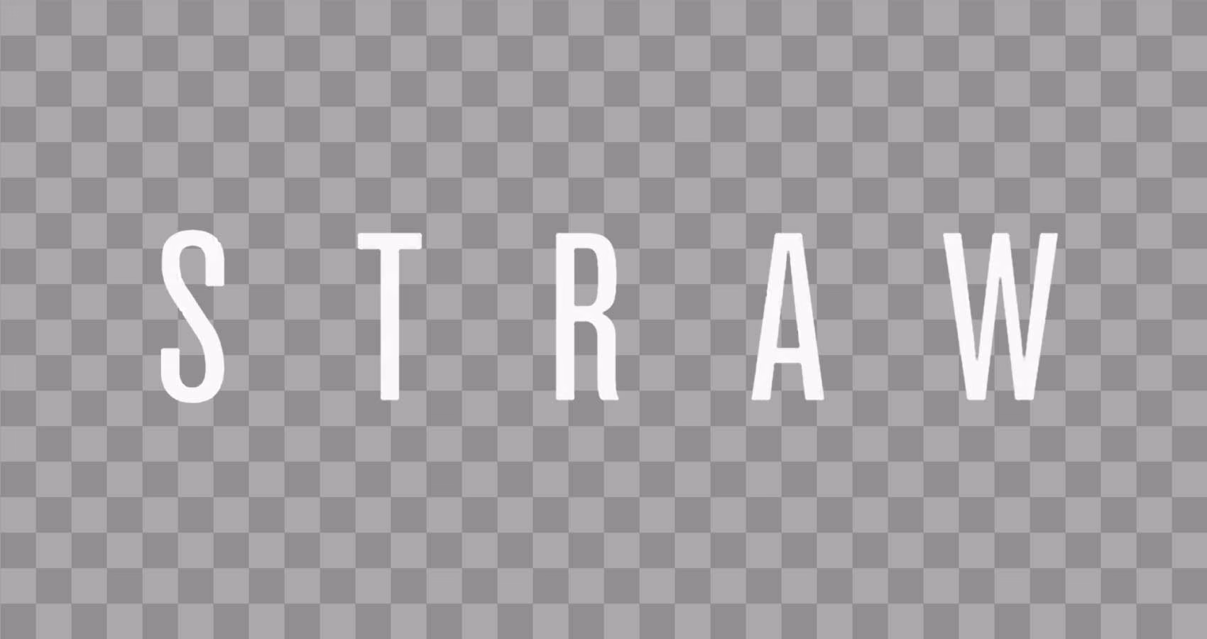 Straw Logo Netflix Series Title PNG Transparent