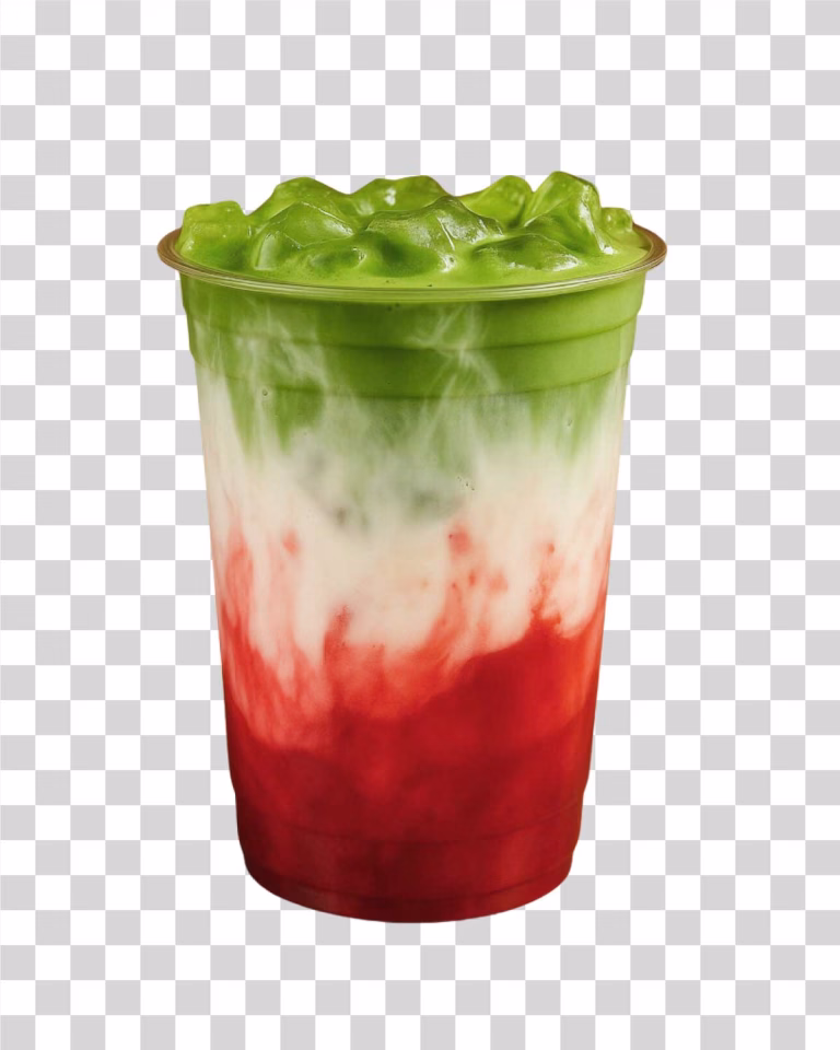 Strawberry Matcha PNG Image