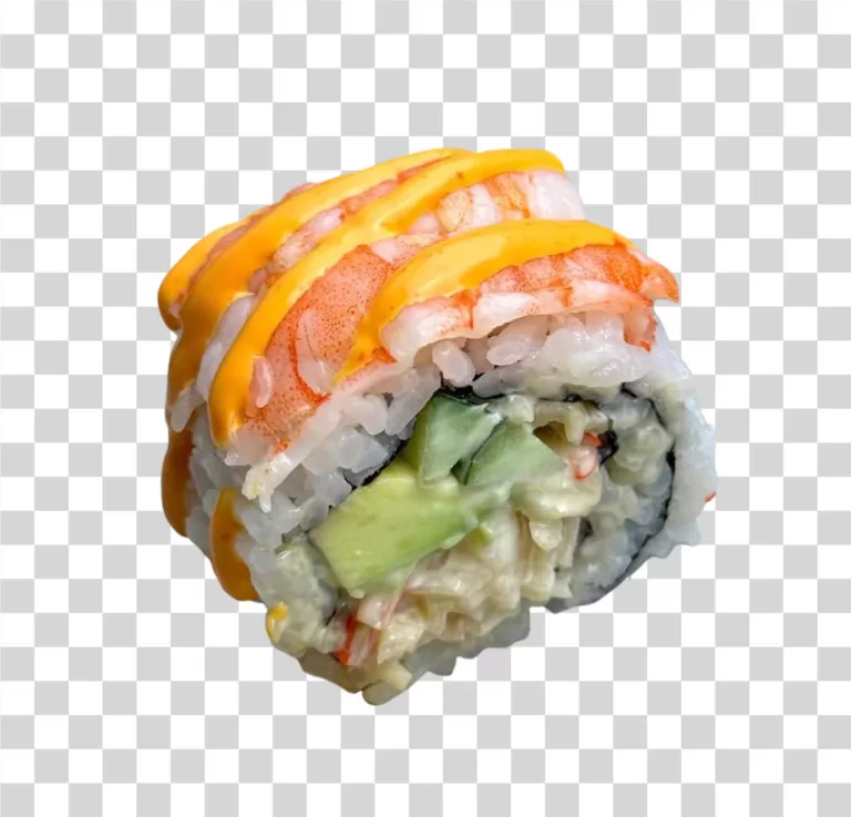 Sushi Tiger Roll PNG Image