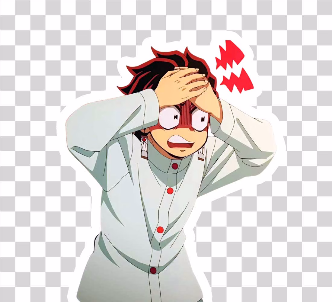 Tanjiro Kamado Sticker PNG Image