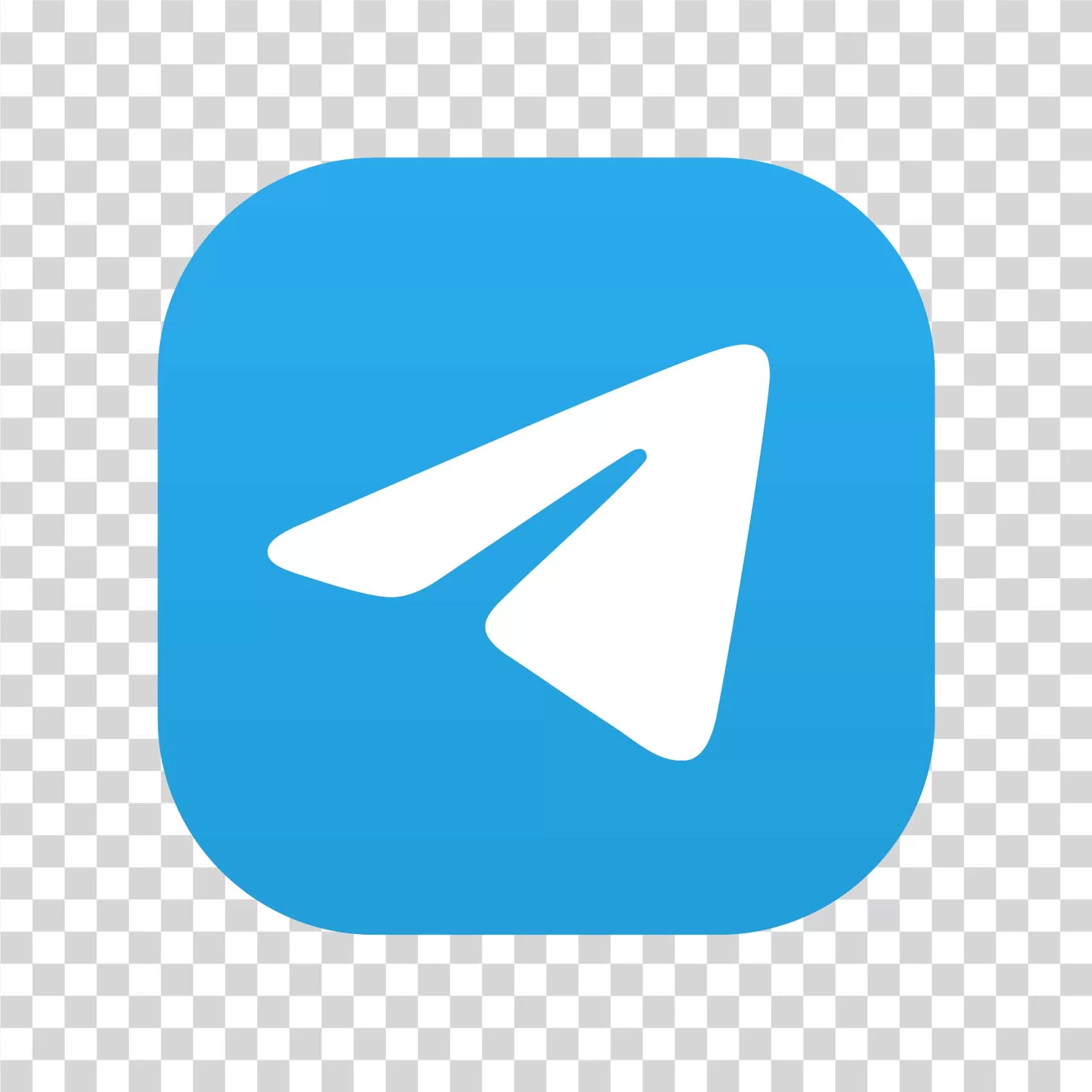 Telegram Logo Icon Messaging App Transparent