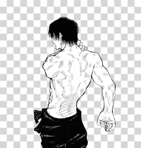 Toji Fushiguro Manga PNG