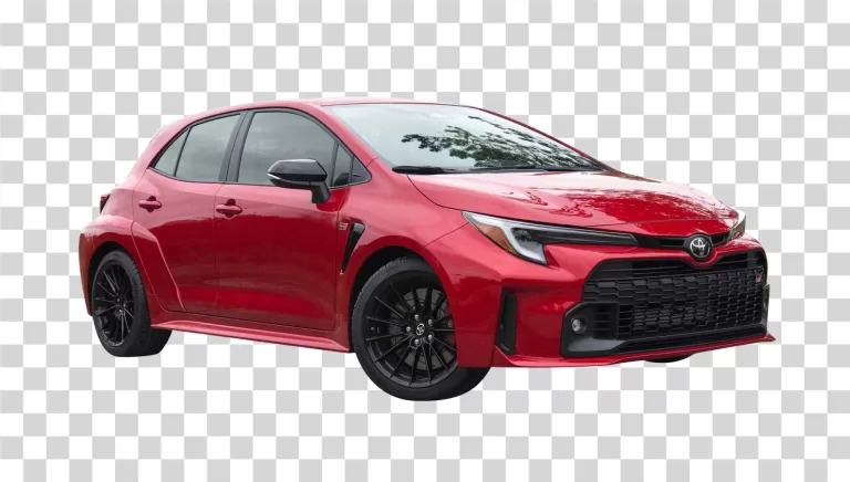 Toyota GR Corolla Red Car PNG