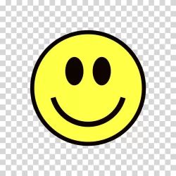 Yellow Smile Face Transparent Background