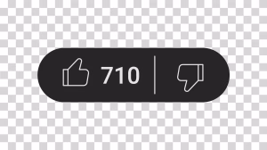 YouTube Like Button and Dislike Button, Social Media Icons, Transparent PNG YouTube Like Button and Dislike Button PNG