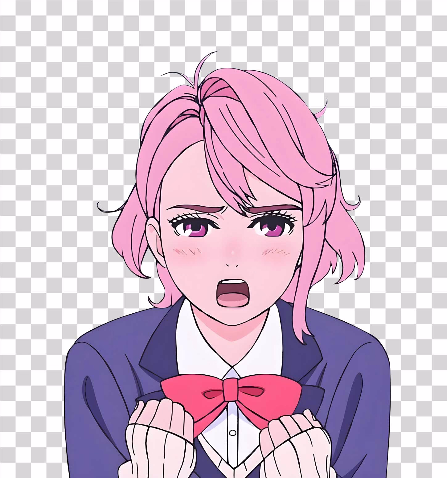 Aira Shiratori Dandadan Anime Character PNG