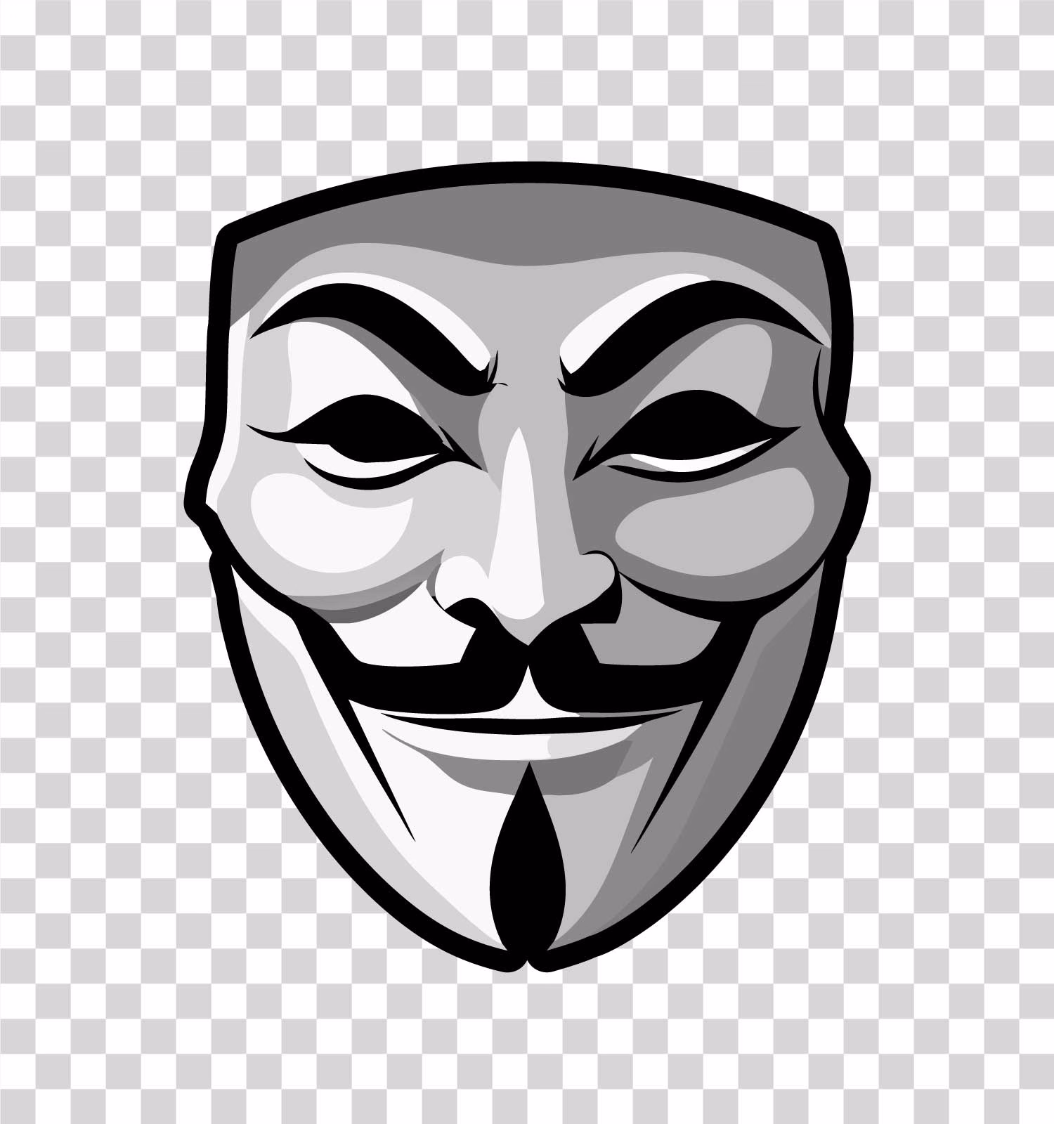 Anonymous Hacker Mask PNG