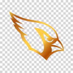 Arizona Cardinals Golden Logo NFL Team PNG Transparent